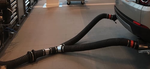 Exhaust extraction hose