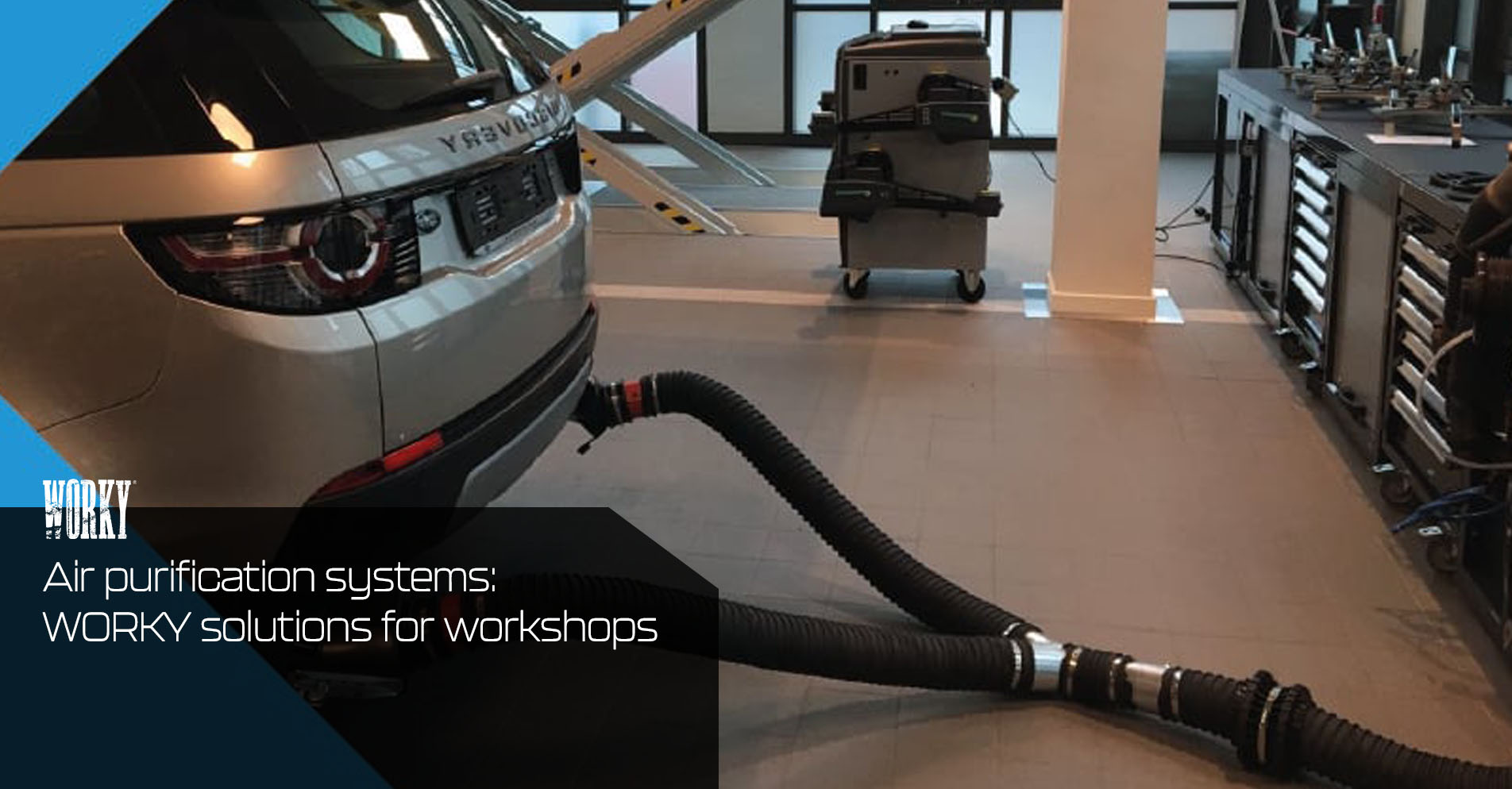 Air purification systems: WORKY solutions for workshops