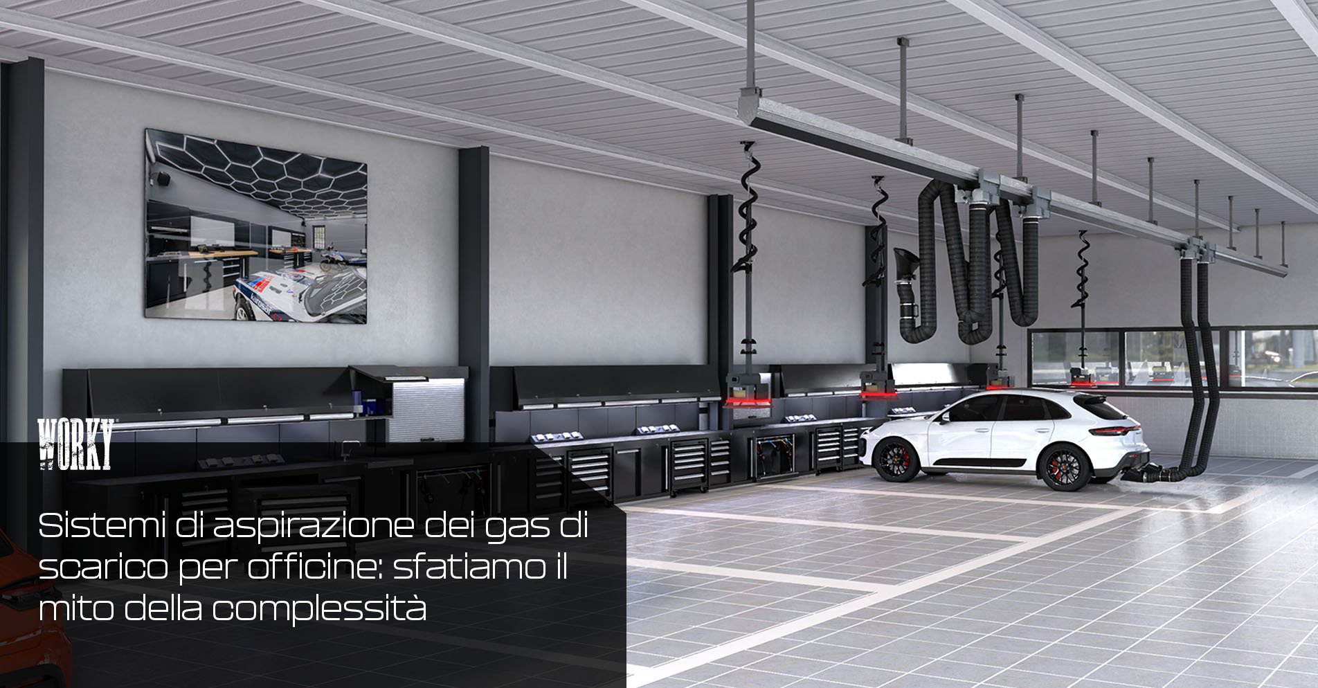 Sistemi Aspirazione Gas Scarico Officine: Zero Complessità Sistemi Aspirazione Gas Scarico Officine: Zero Complessità